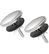 UBANU 1Pcs Kitchen Sink Hole Cover, Tap Hole Plate Stopper Faucet Hole Cover, Brushed Nickel Blan...