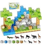 Contixo Magnetic Blocks - 145 PCS Magnet Cubes Building Tiles for Kids Ages 3-12, STEM Learning T...