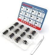 12 Values 54 Pcs Darlington Transistors Bipolar Power Transistor TIP31C TIP32C TIP41C TIP42C TIP1...