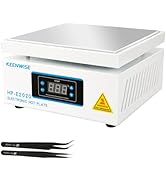 Keenwise 110V 1080W Soldering Hot Plate, LED Microcomputer Electric Preheat Soldering Station, We...