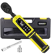 ATsafepro 3/8-Inch Digital Drive Torque Wrench-1-60Nm (1-44 ft-lb),High-Precision Torque Wrench w...