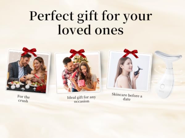 Facial massager as a gift for holiday, couple, or self-care occasion