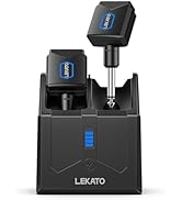 LEKATO 5.8GHz Guitar Wireless System with Charging Case, Audio Wireless Guitar System with 4 Sign...
