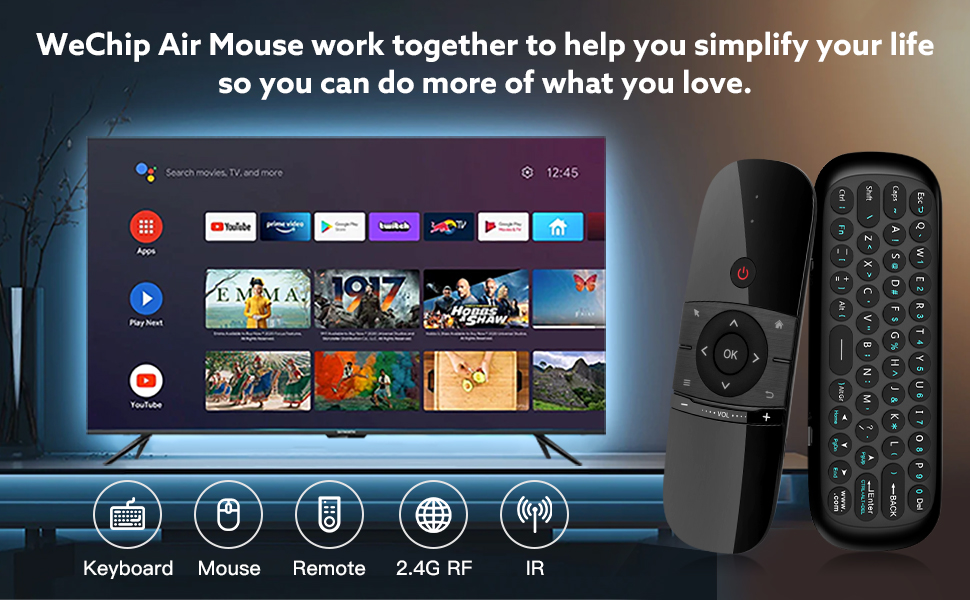 W1 air mouse remote control nvidia shield remote replacement