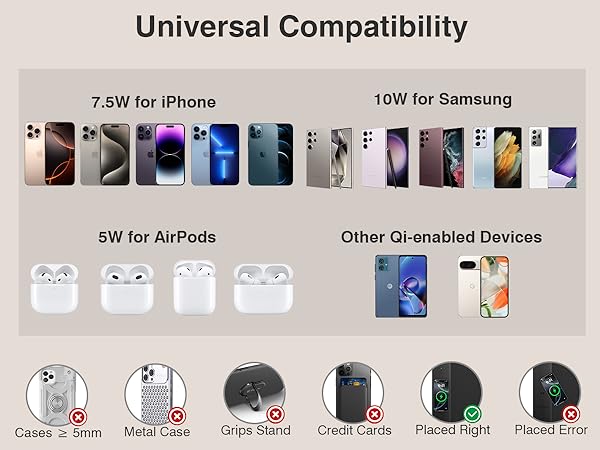 magnetic wireless charging mouse pad