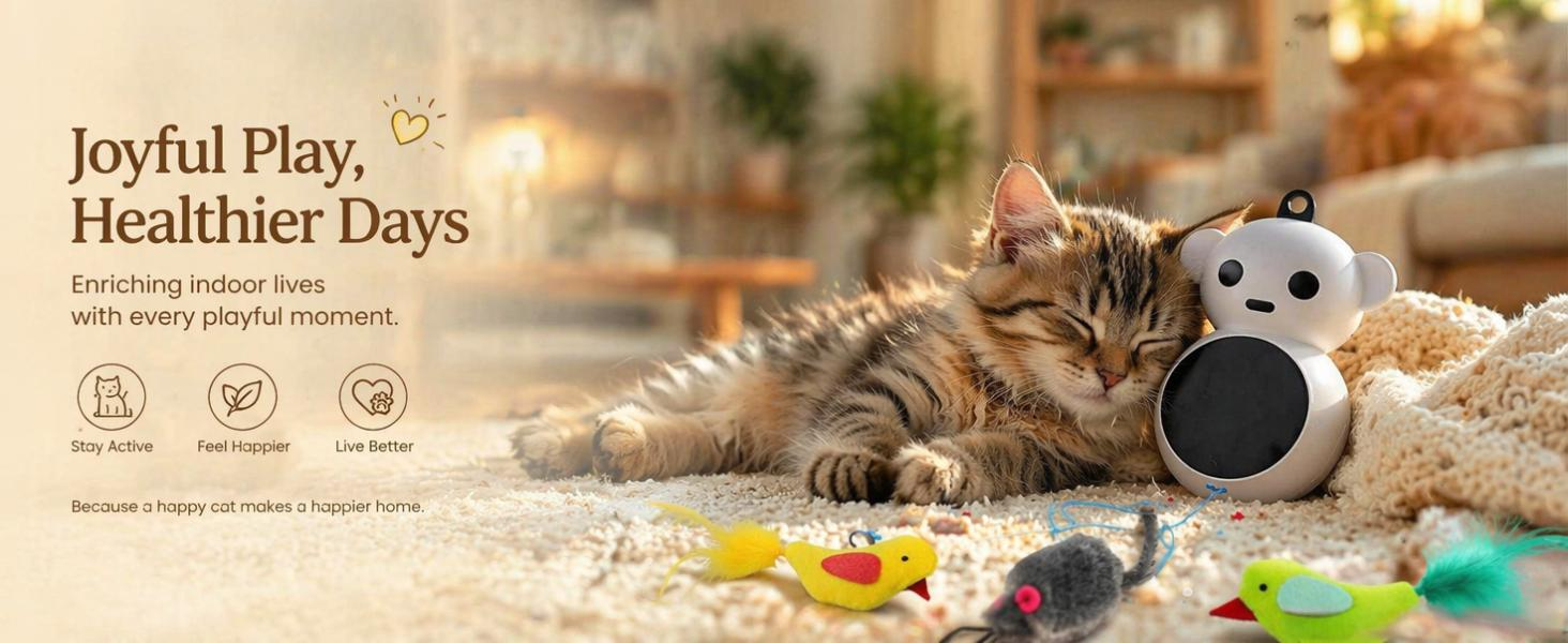 cat feather wand flapping bird cat toy enrichment for indoor cats door hanging cat toy