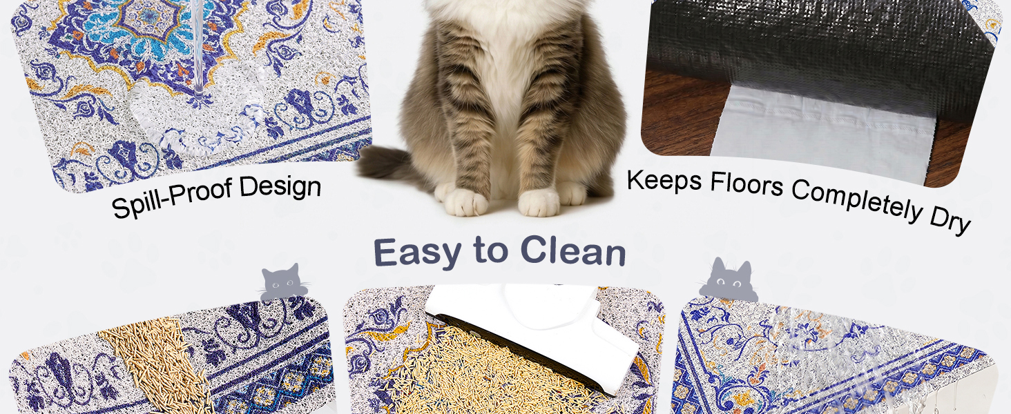 cat liter mat