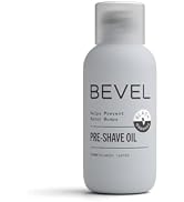 Bevel Pre Shave Oil for Men with Castor Oil, Olive Oil and Tea Tree Oil, Helps Soften Hair and Pr...