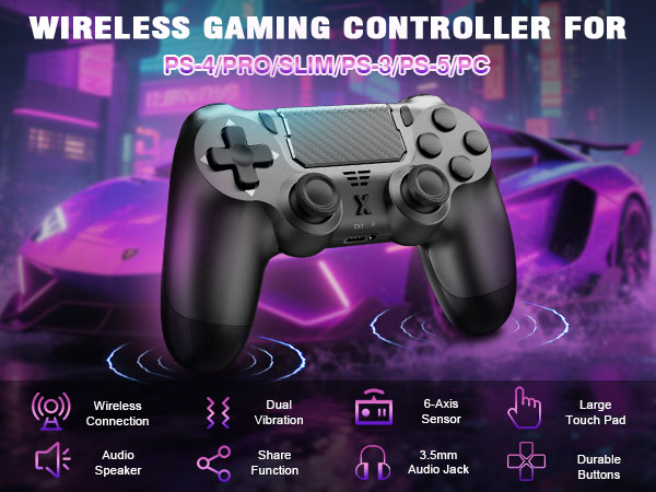 Wireless Controller for PS-4