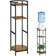5 Gallon Water Dispenser Jug Stand 3-Tier Drink Beverage Dispenser Holder with Storage Shelf, 36....