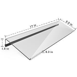 CLEAR COMPUTER KEYBOARD STAND