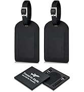 Airkit Genuine Leather Luggage Tags with Gift Box, Privacy Protection Suitcase Tags TSA Approved,...