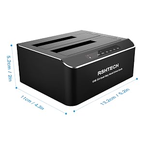RSHTECH SATA hard drive docking station RSH-DS01 CLONE
