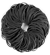 AMUU Rubber Bands Black Tactical Rubber Bands Size 33 Rubber Band 200 Pieces #33 rubber band for ...