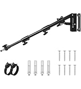 K&F CONCEPT Wall Mount Boom Arm 39.4"- Rotating Triangle Stand for Ring Light, Softbox, Reflector...