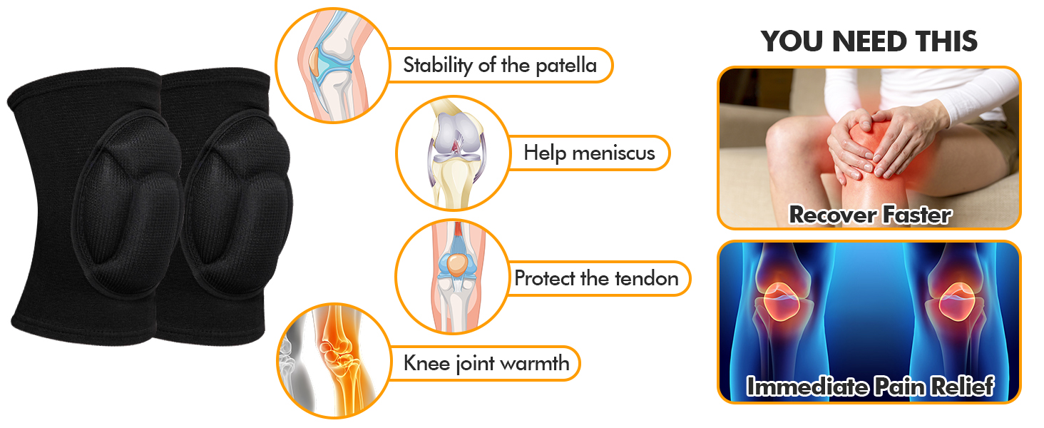 Cycling knee pads