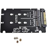NFHK SFF-8639 NVME U.2 to Combo NGFF M.2 M-Key SATA PCIe SSD Adapter for Mainboard Replace SSD 75...