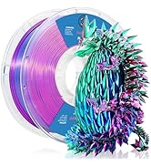 Goto Guard Tri Color Filament, Silk PLA Filament of Green Blue&amp;Red PLA,Multicolor PLA, Tri Color ...