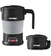 HYTRIC Travel Electric Kettle, 700ML Foldable Small Electric Kettle BPA-Free, Portable Kettle wit...