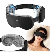 3D Bluetooth Sleep Mask with Voice Control,Eye Mask Headphones for Women Men 100% Pressure-Free &amp;...