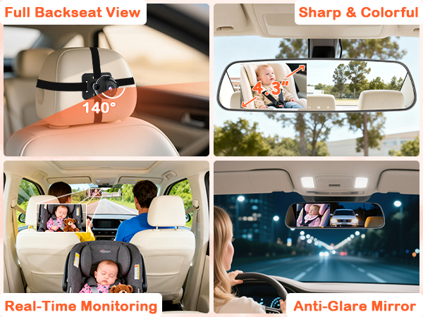 car camera for baby rear facing