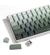 XVX Shine Through Keycaps - Side Print Keycaps, PBT Double Shot Custom Keycap Set, 136 Keys Gradi...