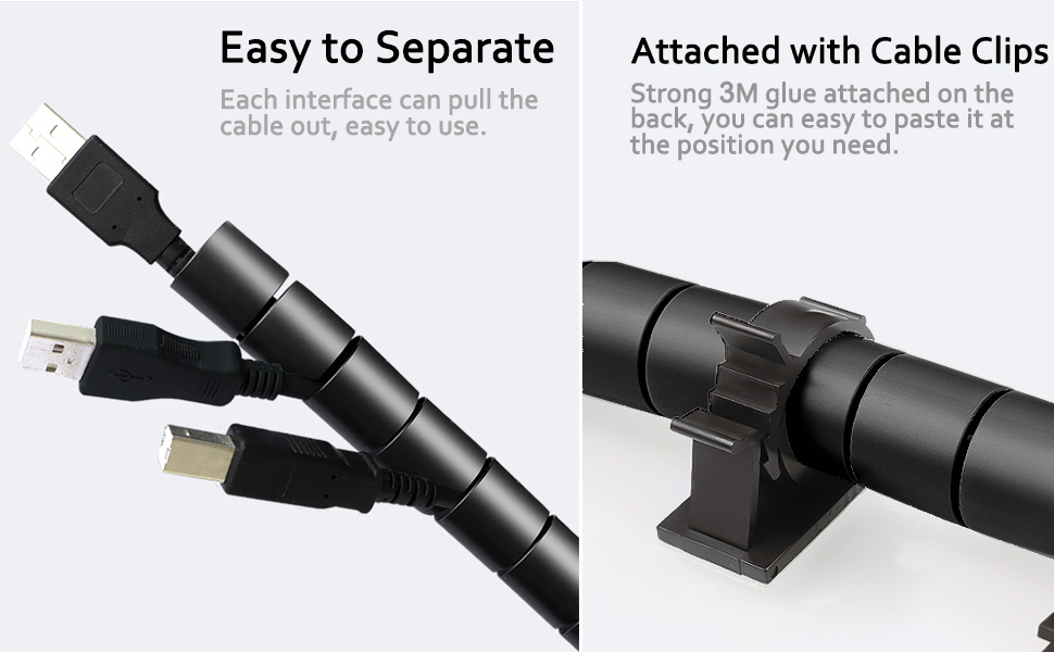 Easy to use cable sleeve 