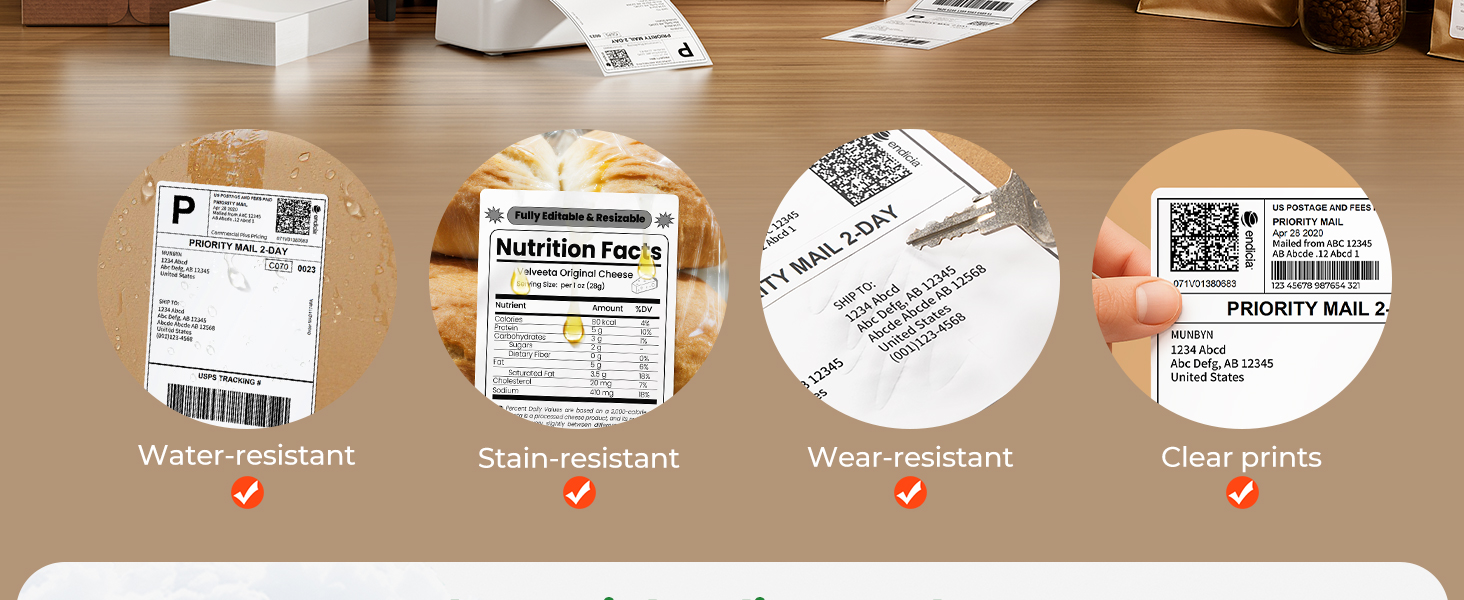 4x6 thermal labels