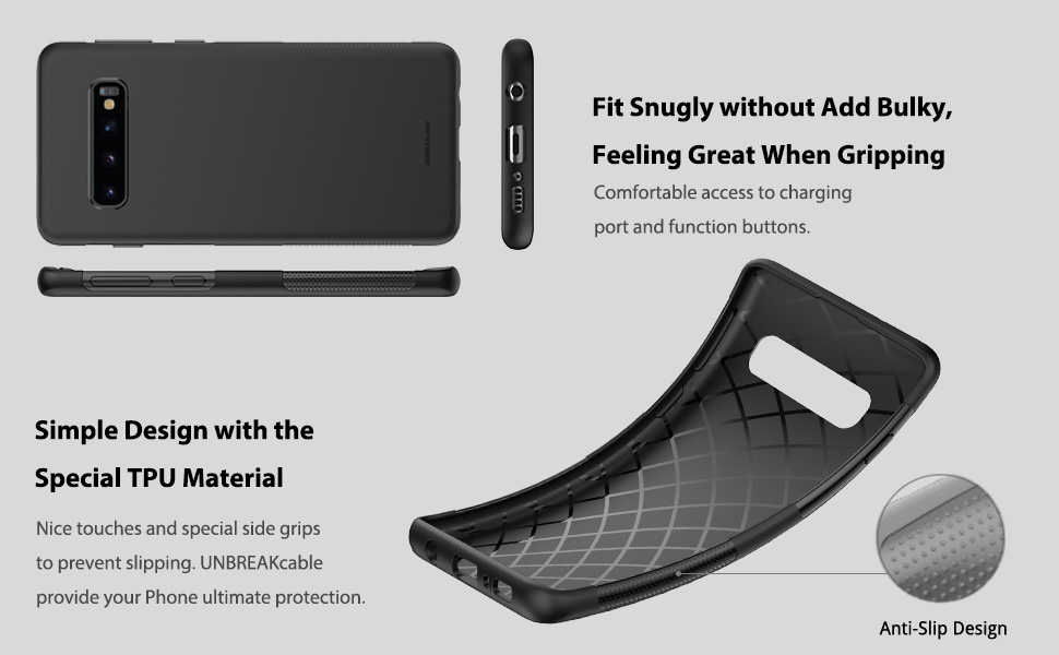 UNBREAKcable Samsung Galaxy S10 case