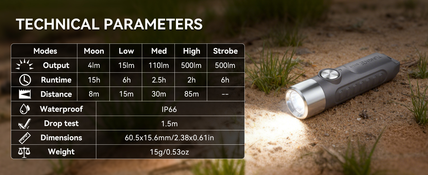 mini keychain flashlight