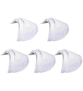 SZMUHLNY 5 Pairs Cotton Shoulder Pads for Women Clothing Sewing Set in Shoulder Enhancer for Men ...