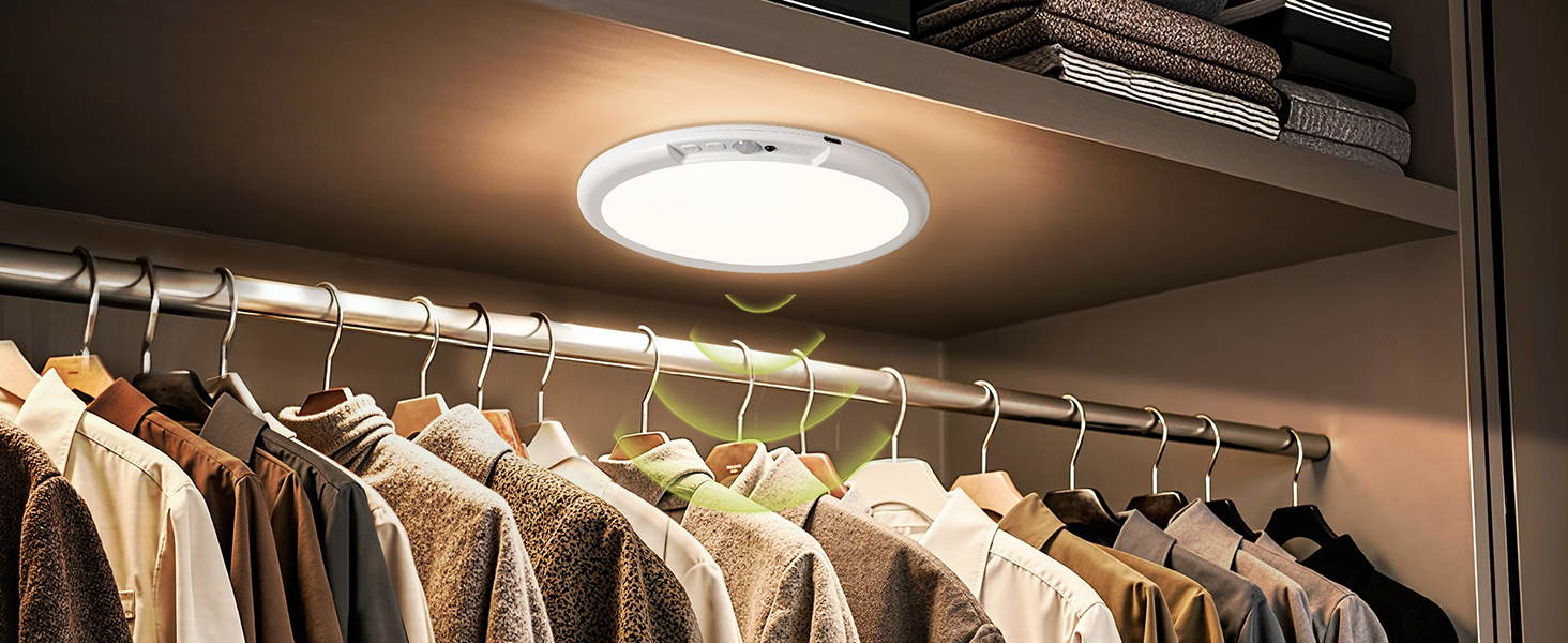 Battery Operated Ceiling Light with Remote