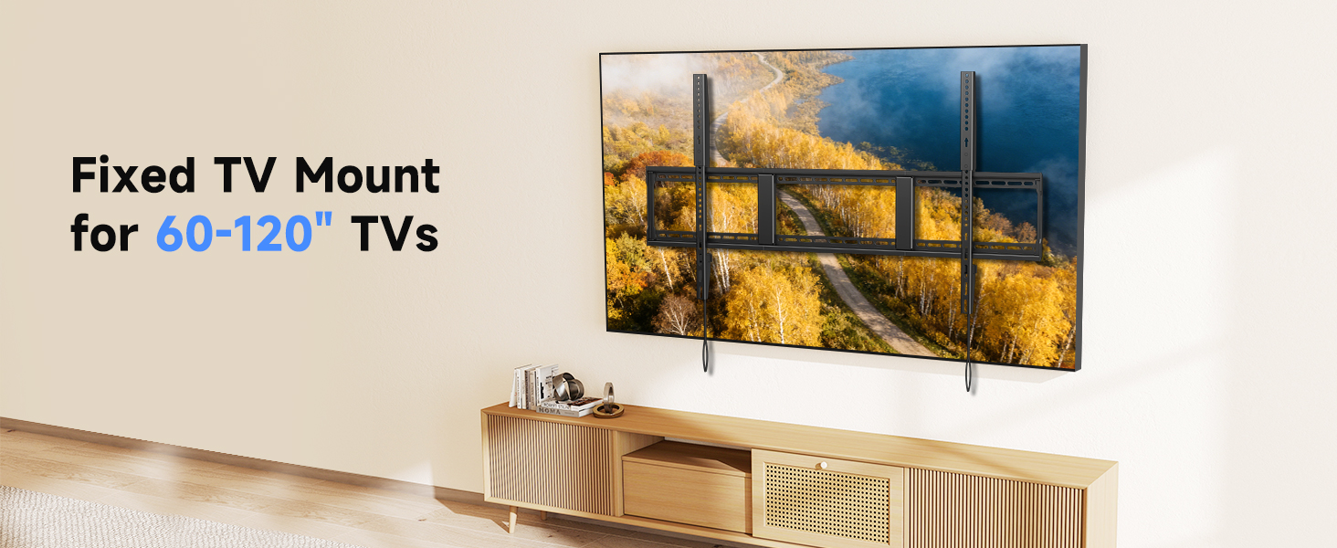 Suptek Heavy Duty Fixed TV Wall Mount