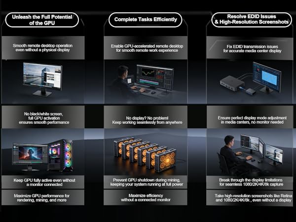 server mining rig graphics card display simulator
