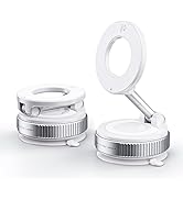 Upgraded 360° Vacuum Magnetic Car Phone Holder, Zynuhmo Adjustable Suction Cup Phone Mount Compat...