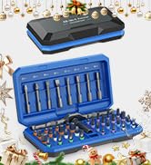 42 in 1 Magnetic Screwdriver Set, AMIR Screwdriver Set with 40 PCS Magnetic Bits, Ratcheting Scre...