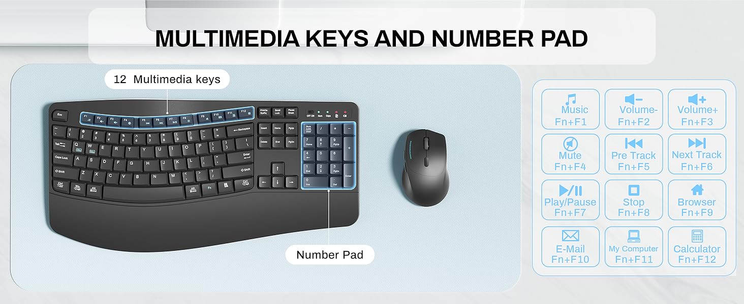wireless keyboard and mouse