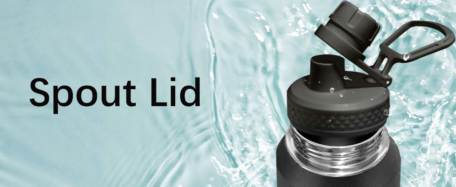 water bottle straw lid