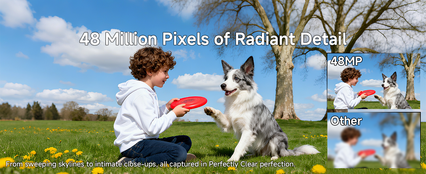 48 mp detail clear photo camera Christmas gifts for kids teens