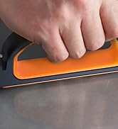 Orange Ninja Knife Sharpeners - 5 Adjustable Knife Sharpening Angle- Premium Quality Kitchen Knif...