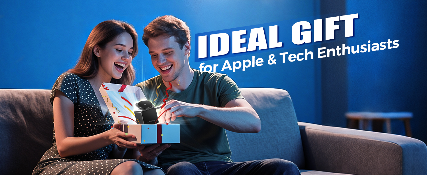 apple watch and phone charging station