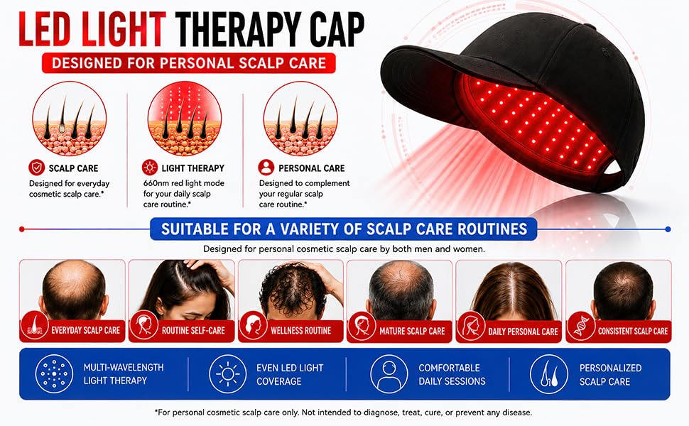 Red Light Hair Therapy Cap