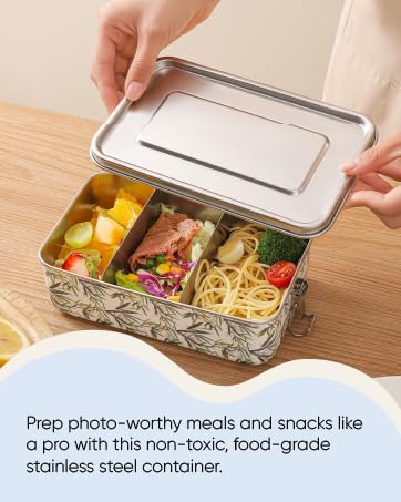 Chef&amp;#39;s Path Bento Box Meal Prep Food Storage Containers Stackable Organized Pantry Kitchen