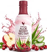 Forever Living - Aloe Berry Nectar, 90.7% Pure Aloe Vera Gel with Cranberries and Apples, No Adde...