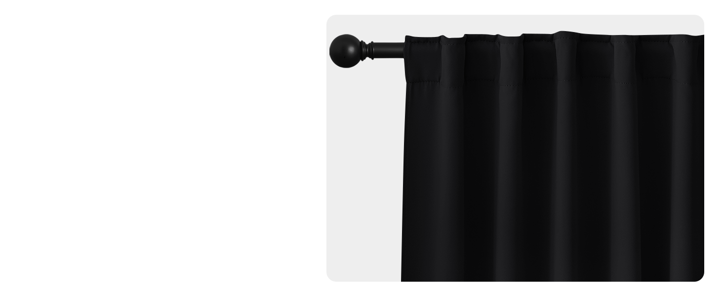 ROD POCKET &amp; BACK TAB 