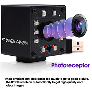 1080p webcam with light