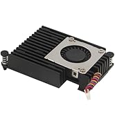 Geekworm Active Cooler H505 for Raspberry Pi 5, Aluminum Heatsink with Blower PWM Fan