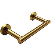 POKIM Toilet Paper Holder, Double Post Pivoting Bathroom Roll Tissue Holder Wall Mount Matte Fini...
