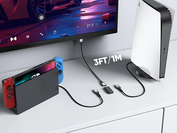 hdmi extension cable 3ft