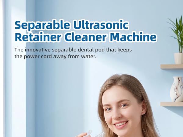 Separable Ultrasonic Retainer Cleaner Machine